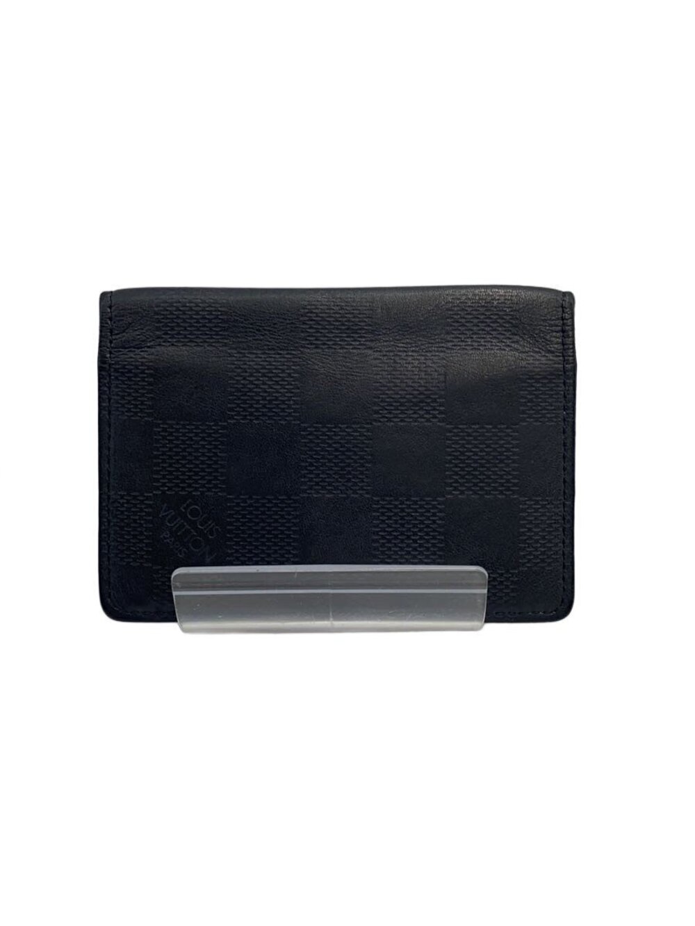 LOUIS VUITTON Organizer de Poche Damier Infini Leather Black